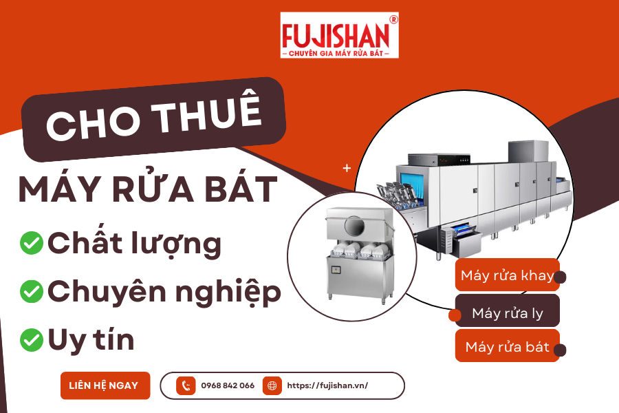 ĐỊA CHỈ CHO THUÊ MÁY RỬA BÁT UY TÍN TẠI HÀ NỘI 