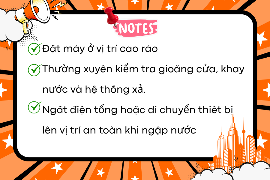 Khuyến nghị an toàn sử dụng máy rửa bát Fujishan mùa mưa lũ