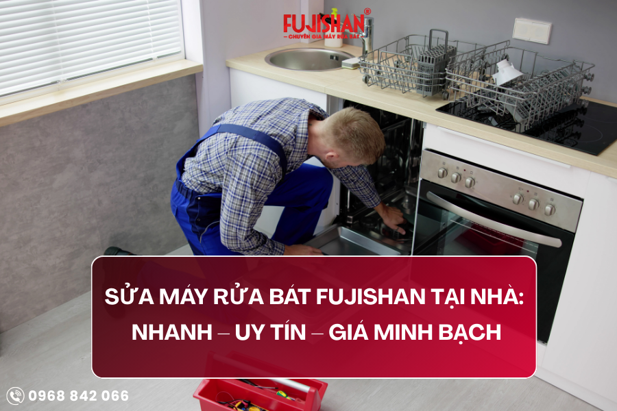 Sửa máy rửa bát Fujishan tại nhà: Nhanh – Uy tín – Giá minh bạch