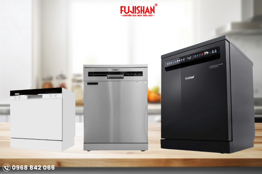 Phân loại máy rửa bát theo số bộ phổ biến hiện tại